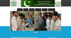 Desktop Screenshot of niste.edu.pk