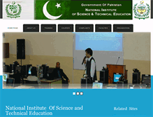Tablet Screenshot of niste.edu.pk